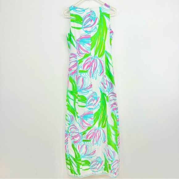 Lilly Pulitzer Biltmore Resort Ring The Bellboy White Tropical Sheath Dress - Picture 9 of 16